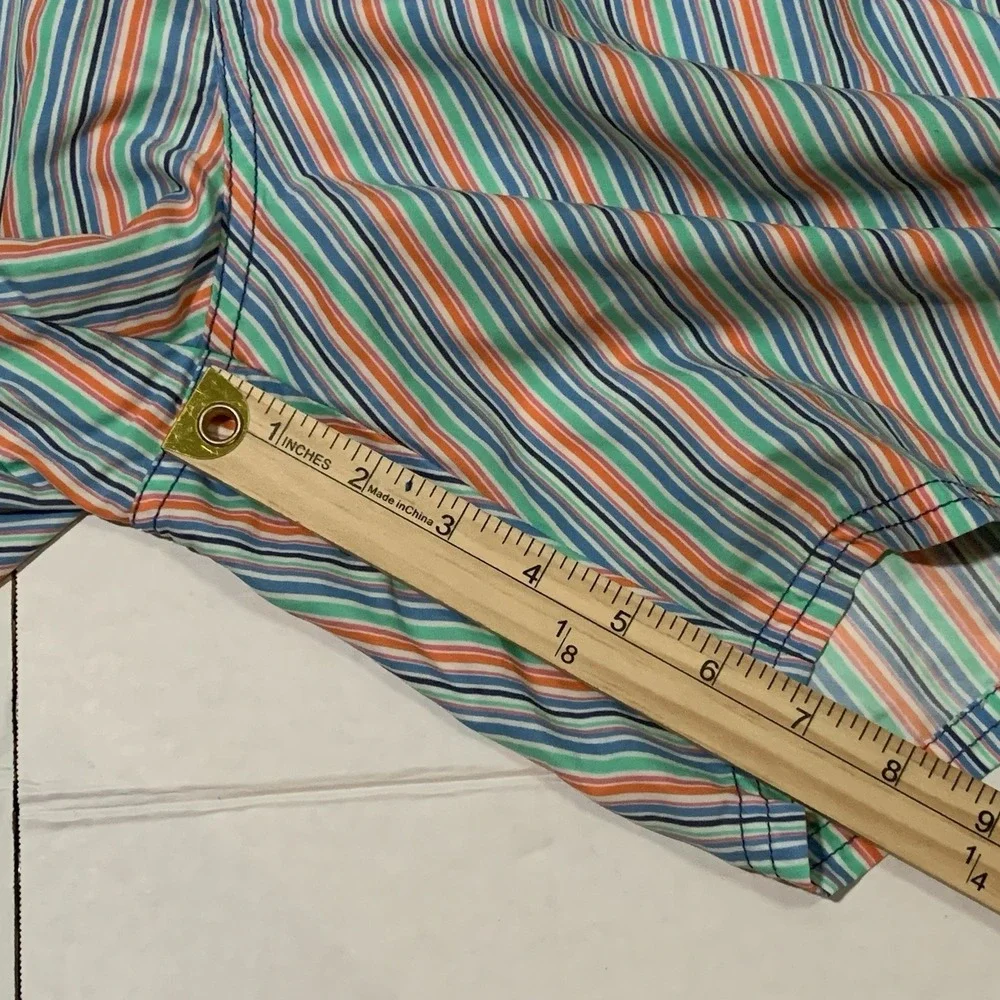 Vineyard Vines Swim Trunks Shorts Men's XL Multicolor‎ Stripe Lined Pockets